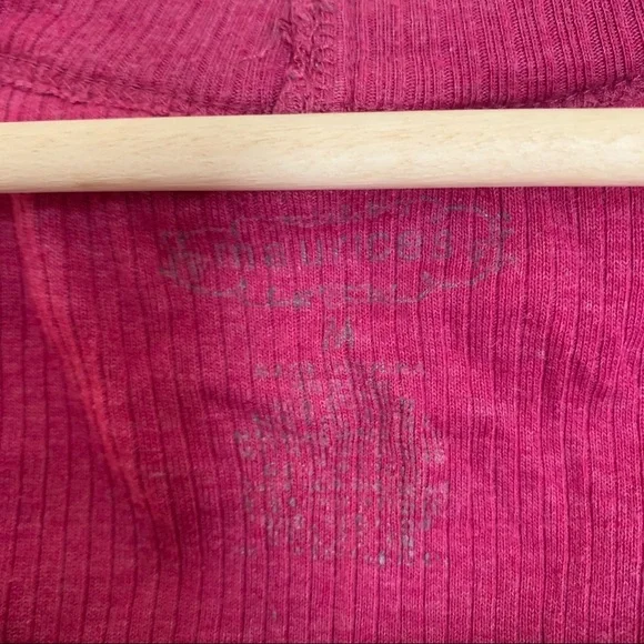 EUC Maurices Ruffle Top Ribbed Racerback Tank - Picture 2 of 3